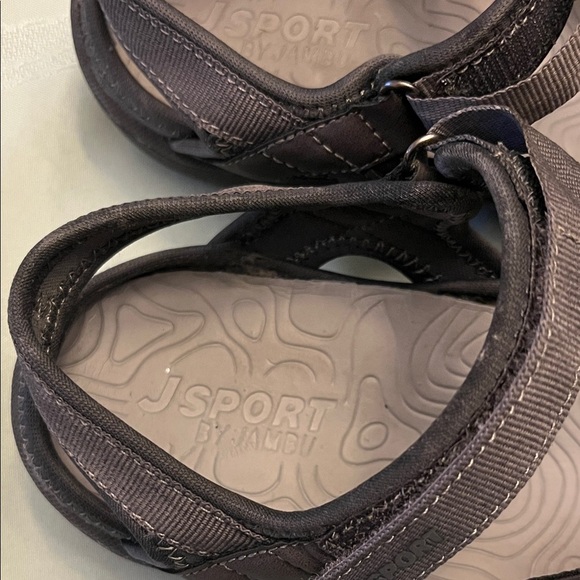 JSport by Jambu Black Strappy Sandals - Picture 2 of 6